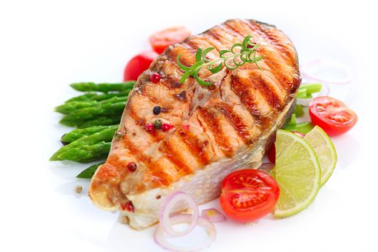 Grilled Salmon with Lime and Rosemary